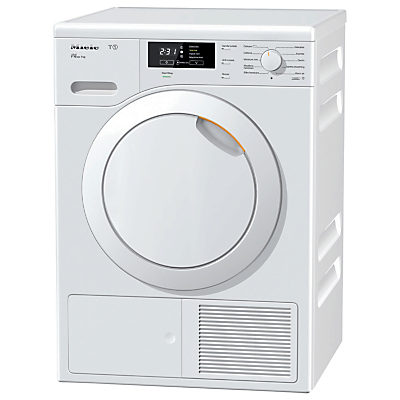 Miele TMB140 WP Heat Pump Tumble Dryer, 7kg Load, A++ Energy Rating, White Miele TMB140 WP Heat Pump Tumble Dryer, 7kg Load, A++ Energy Rating, White